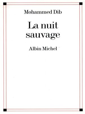 cover image of La Nuit sauvage